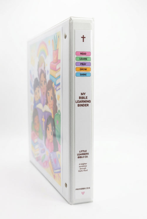 My Bible Learning Binder | 37-Page Interactive Bible Activity Binder for Kids