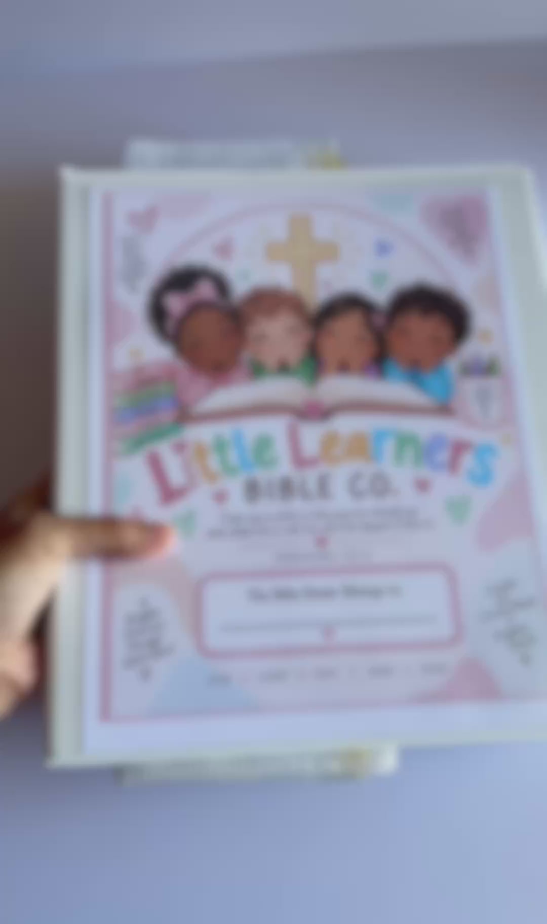 My Bible Learning Binder | 37-Page Interactive Bible Activity Binder for Kids